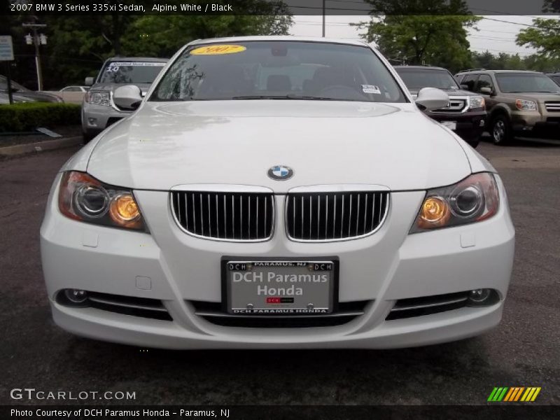 Alpine White / Black 2007 BMW 3 Series 335xi Sedan