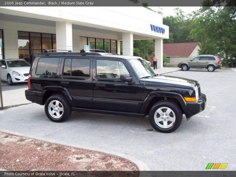 Black / Medium Slate Gray 2006 Jeep Commander