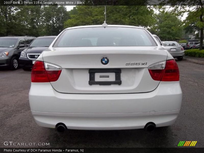 Alpine White / Black 2007 BMW 3 Series 335xi Sedan