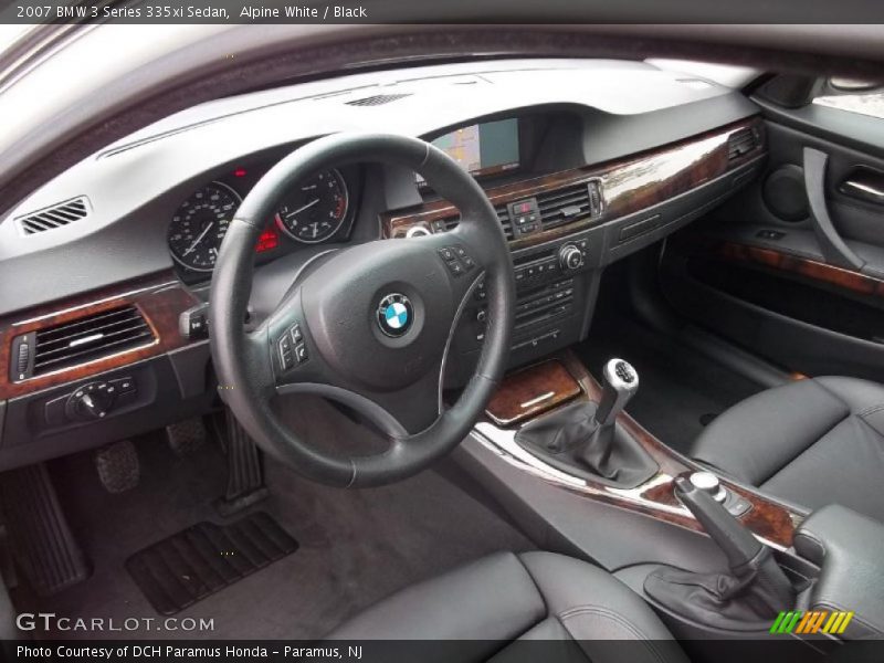 Alpine White / Black 2007 BMW 3 Series 335xi Sedan