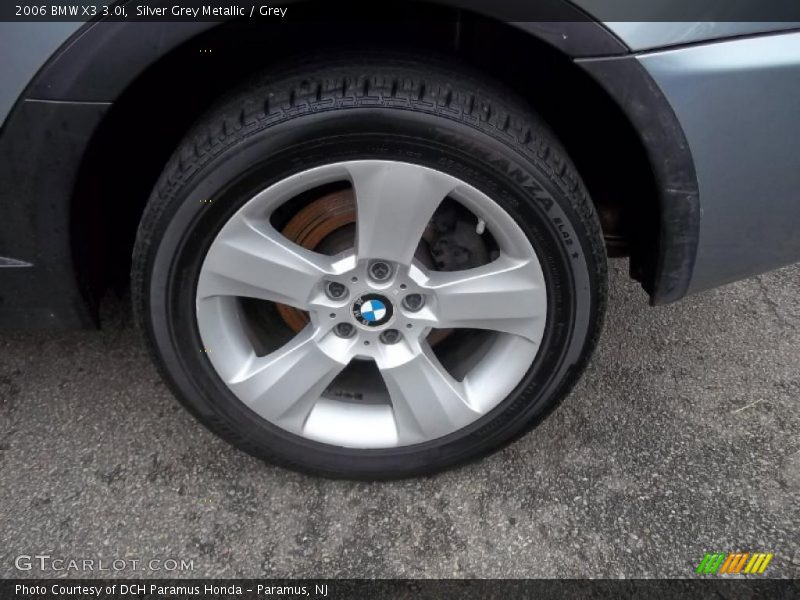 Silver Grey Metallic / Grey 2006 BMW X3 3.0i