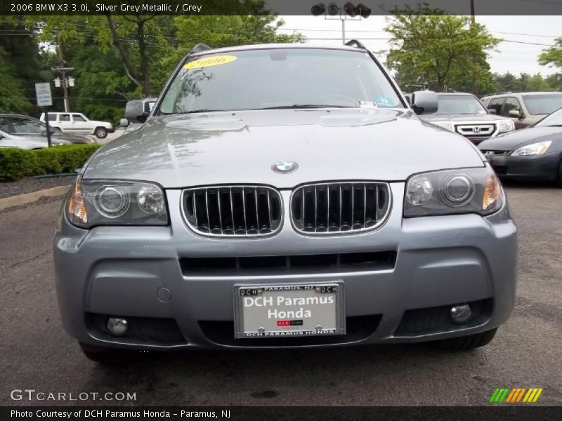 Silver Grey Metallic / Grey 2006 BMW X3 3.0i