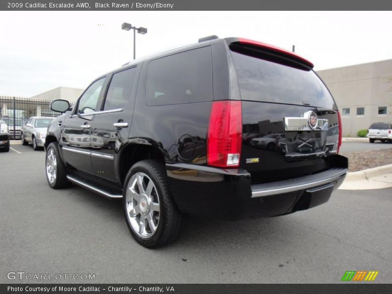 Black Raven / Ebony/Ebony 2009 Cadillac Escalade AWD
