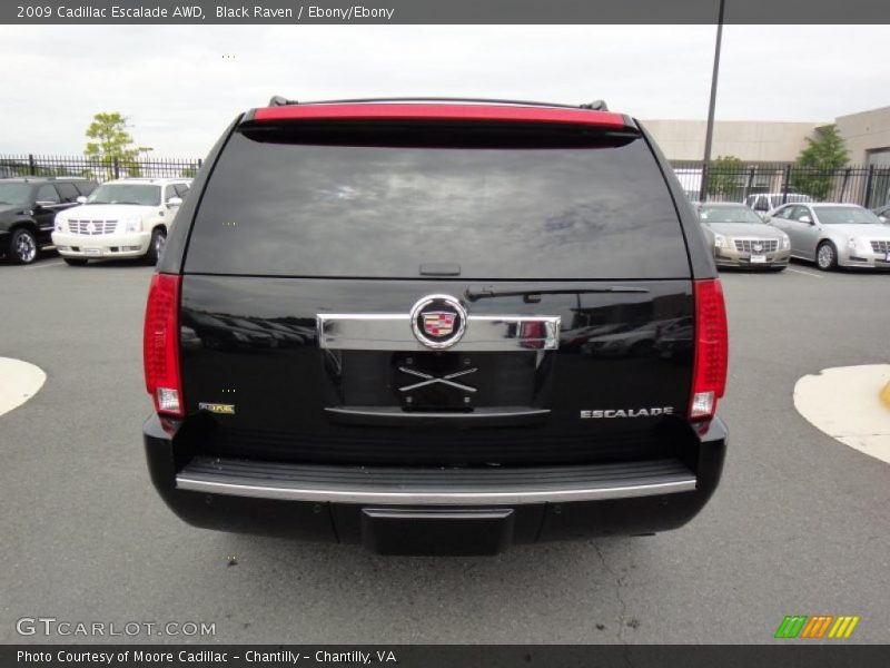 Black Raven / Ebony/Ebony 2009 Cadillac Escalade AWD