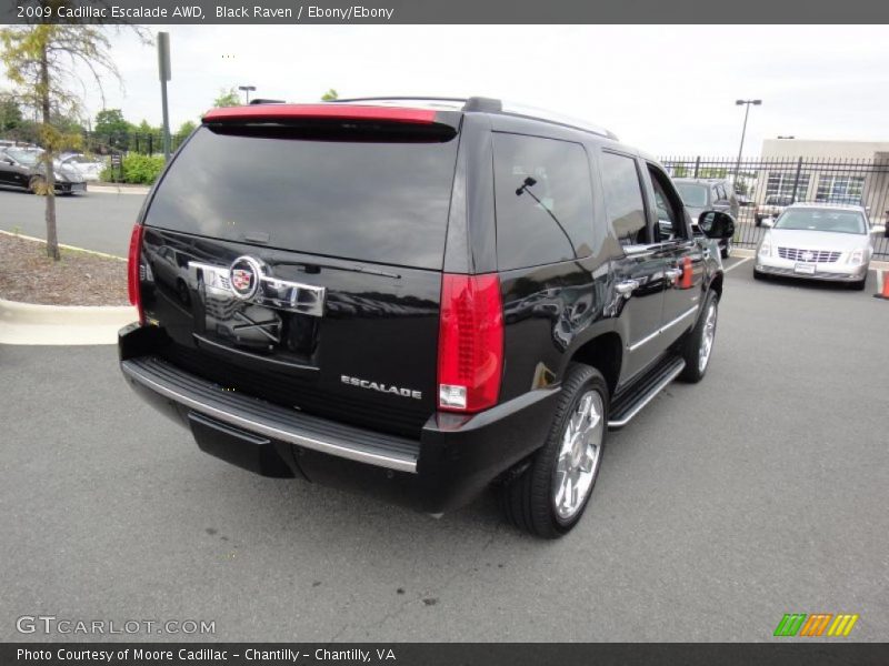 Black Raven / Ebony/Ebony 2009 Cadillac Escalade AWD