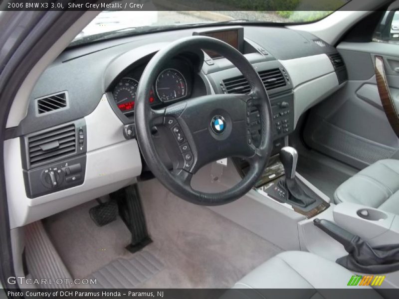 Silver Grey Metallic / Grey 2006 BMW X3 3.0i