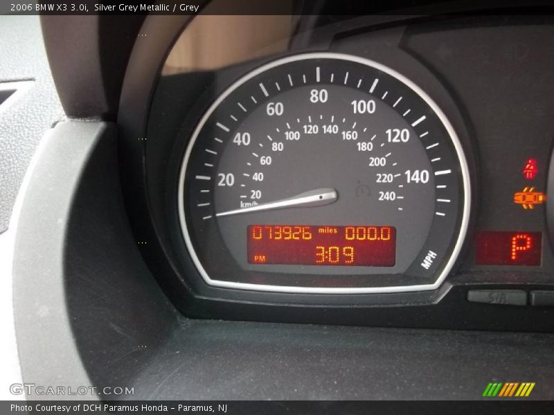 Silver Grey Metallic / Grey 2006 BMW X3 3.0i