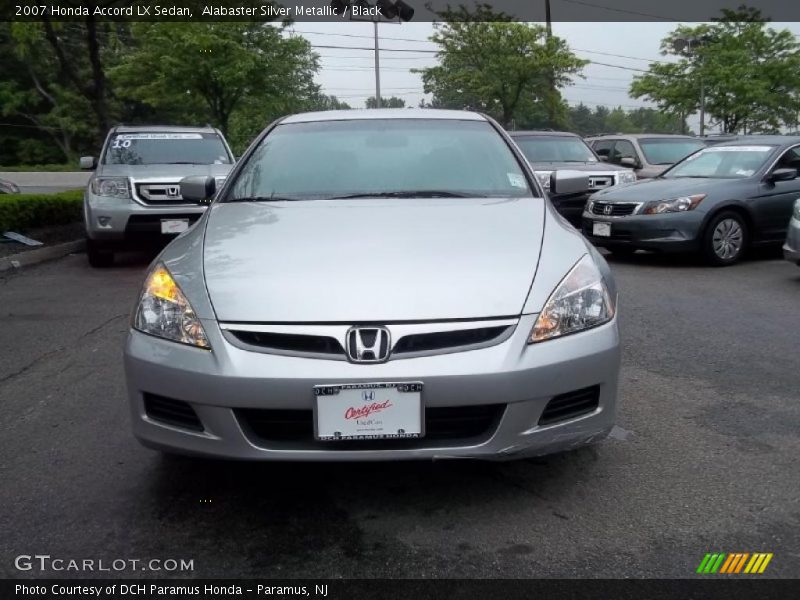 Alabaster Silver Metallic / Black 2007 Honda Accord LX Sedan