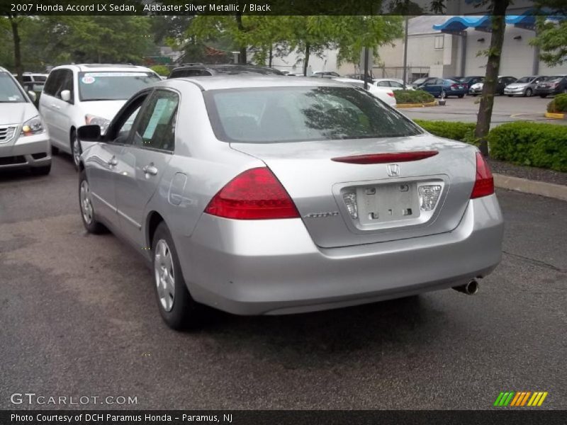 Alabaster Silver Metallic / Black 2007 Honda Accord LX Sedan