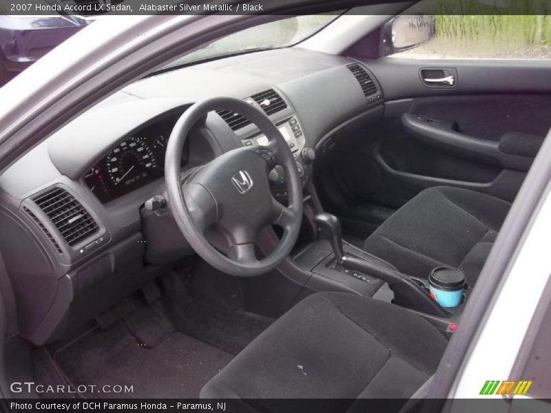 Alabaster Silver Metallic / Black 2007 Honda Accord LX Sedan