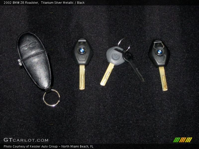 Titanium Silver Metallic / Black 2002 BMW Z8 Roadster