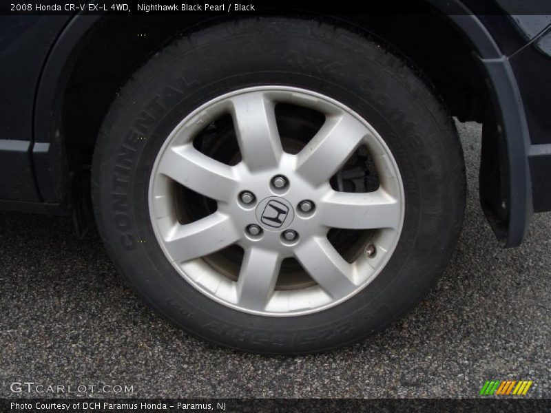 Nighthawk Black Pearl / Black 2008 Honda CR-V EX-L 4WD