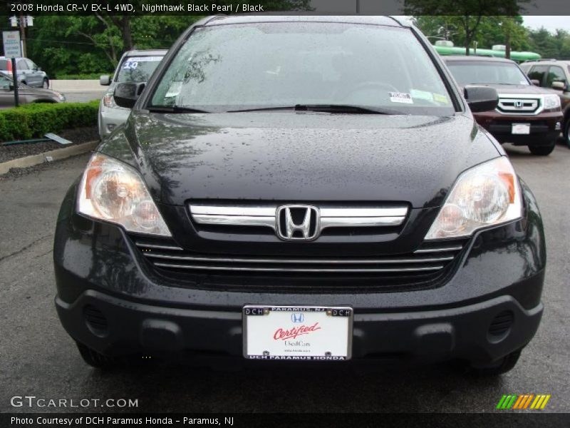 Nighthawk Black Pearl / Black 2008 Honda CR-V EX-L 4WD