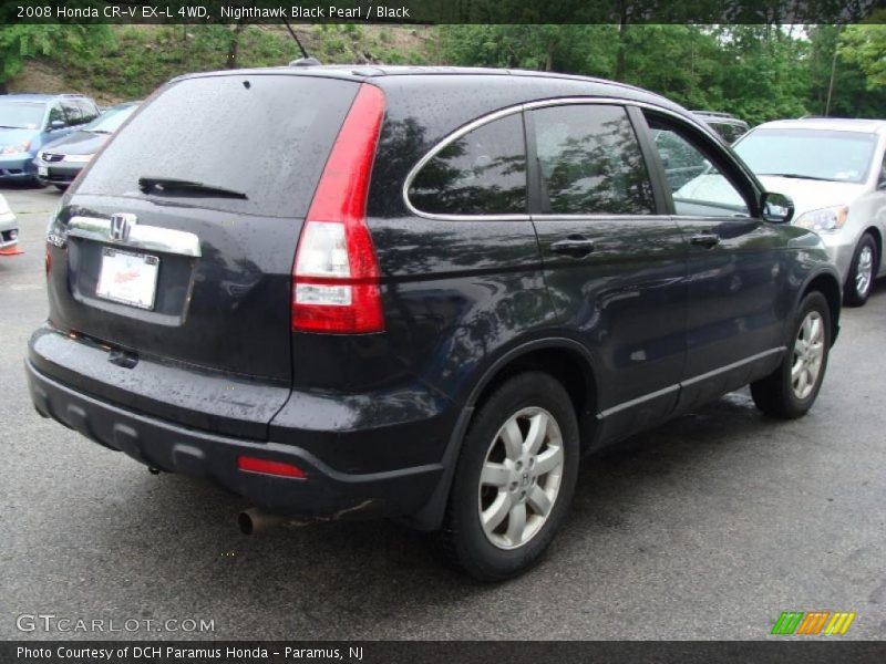 Nighthawk Black Pearl / Black 2008 Honda CR-V EX-L 4WD