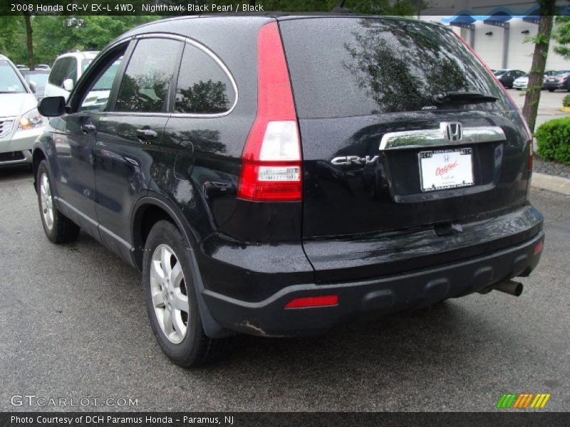 Nighthawk Black Pearl / Black 2008 Honda CR-V EX-L 4WD