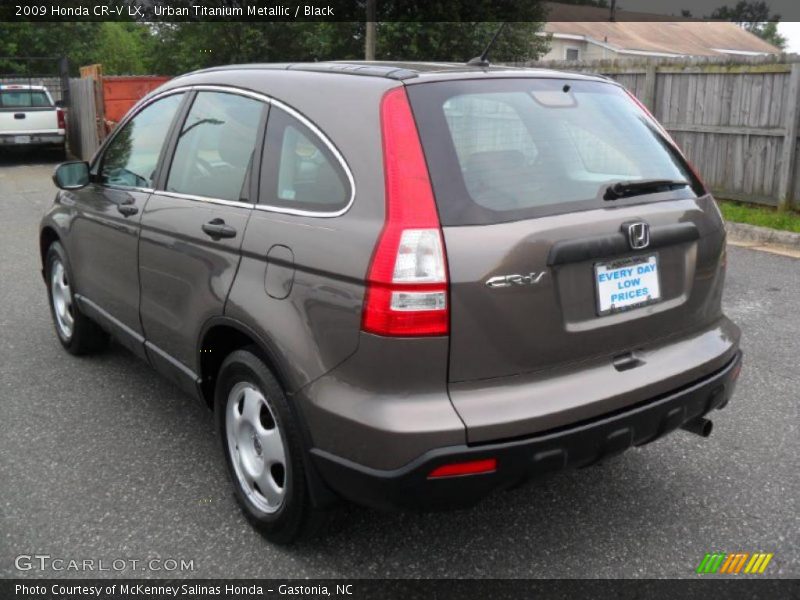 Urban Titanium Metallic / Black 2009 Honda CR-V LX