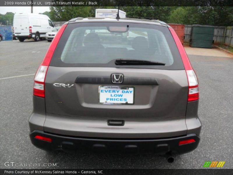 Urban Titanium Metallic / Black 2009 Honda CR-V LX