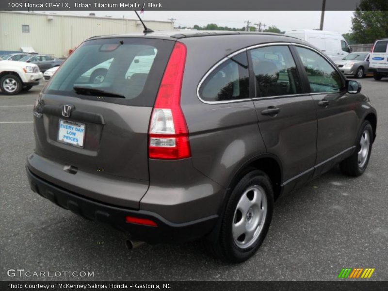 Urban Titanium Metallic / Black 2009 Honda CR-V LX