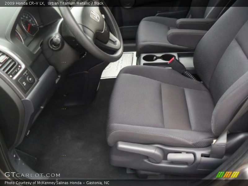 Urban Titanium Metallic / Black 2009 Honda CR-V LX