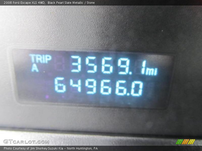 Black Pearl Slate Metallic / Stone 2008 Ford Escape XLS 4WD