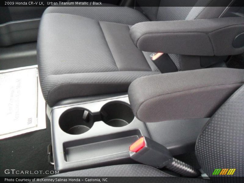 Urban Titanium Metallic / Black 2009 Honda CR-V LX