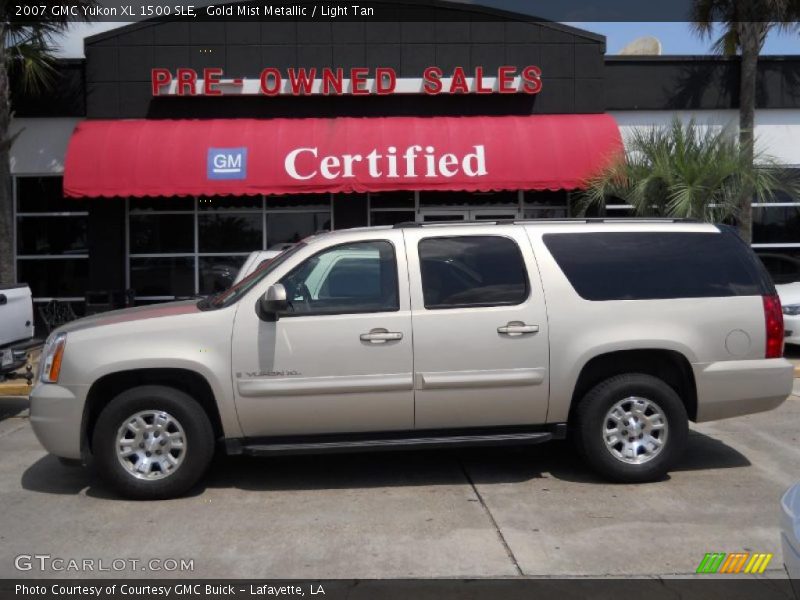 Gold Mist Metallic / Light Tan 2007 GMC Yukon XL 1500 SLE
