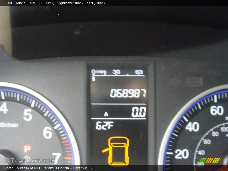 Nighthawk Black Pearl / Black 2008 Honda CR-V EX-L 4WD