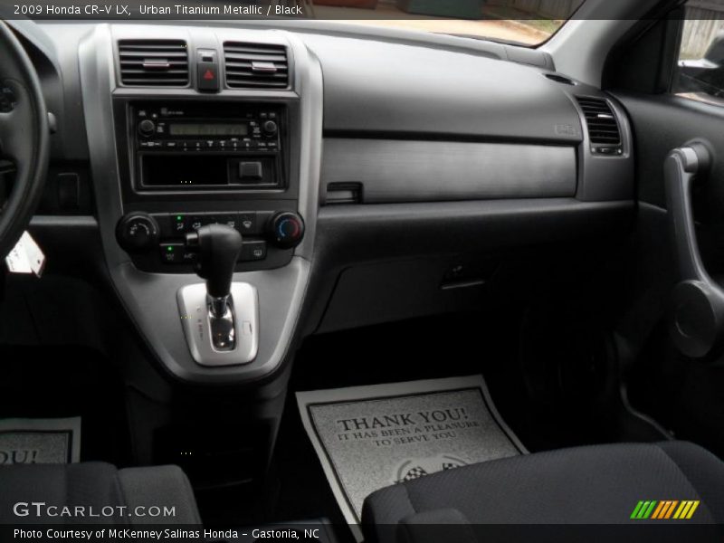 Urban Titanium Metallic / Black 2009 Honda CR-V LX