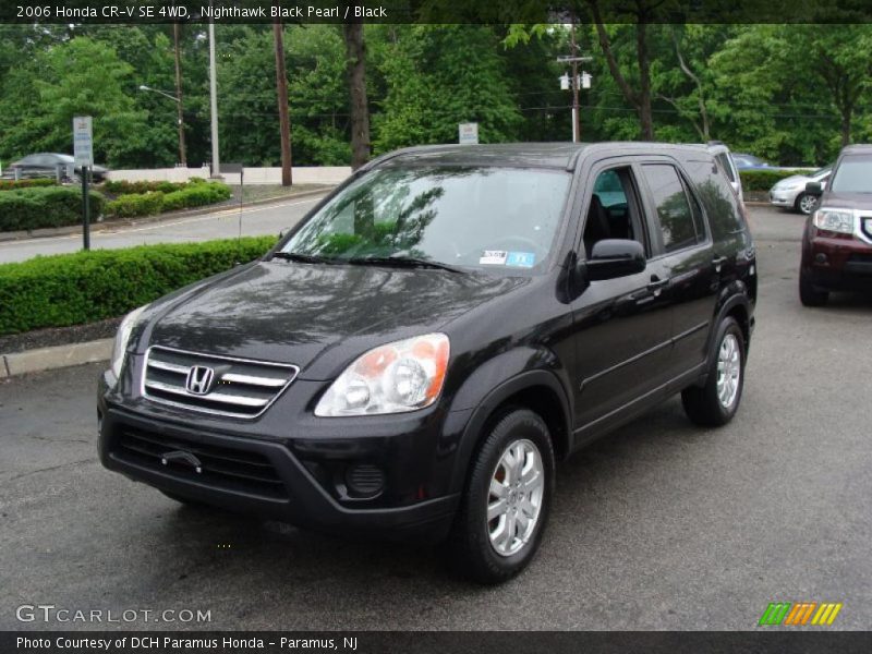 Nighthawk Black Pearl / Black 2006 Honda CR-V SE 4WD