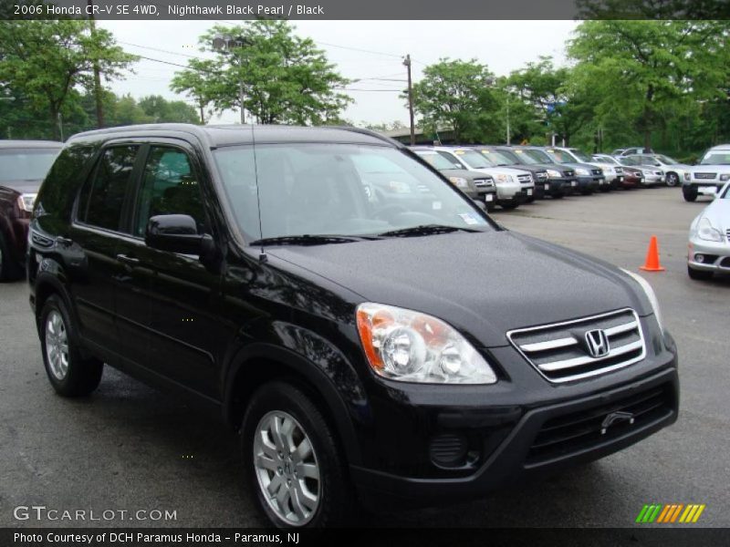 Nighthawk Black Pearl / Black 2006 Honda CR-V SE 4WD