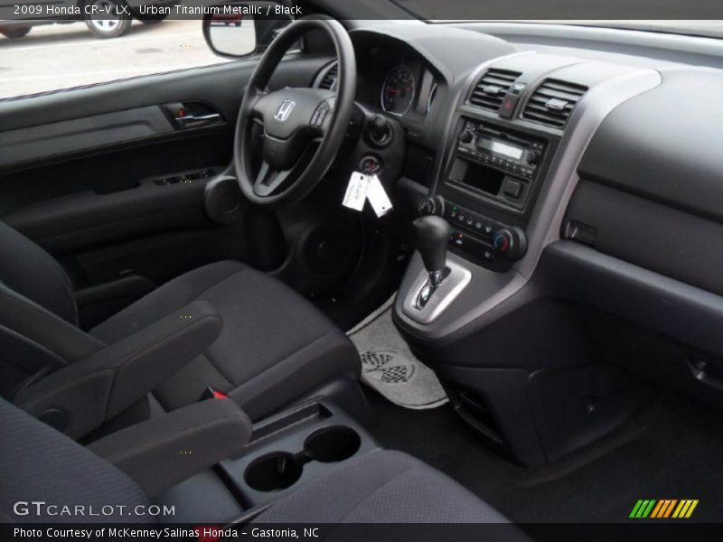 Urban Titanium Metallic / Black 2009 Honda CR-V LX