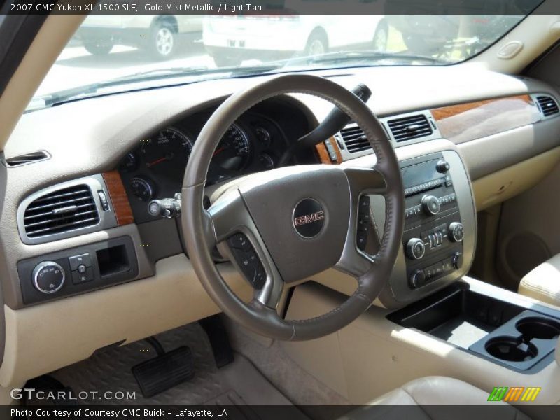 Gold Mist Metallic / Light Tan 2007 GMC Yukon XL 1500 SLE