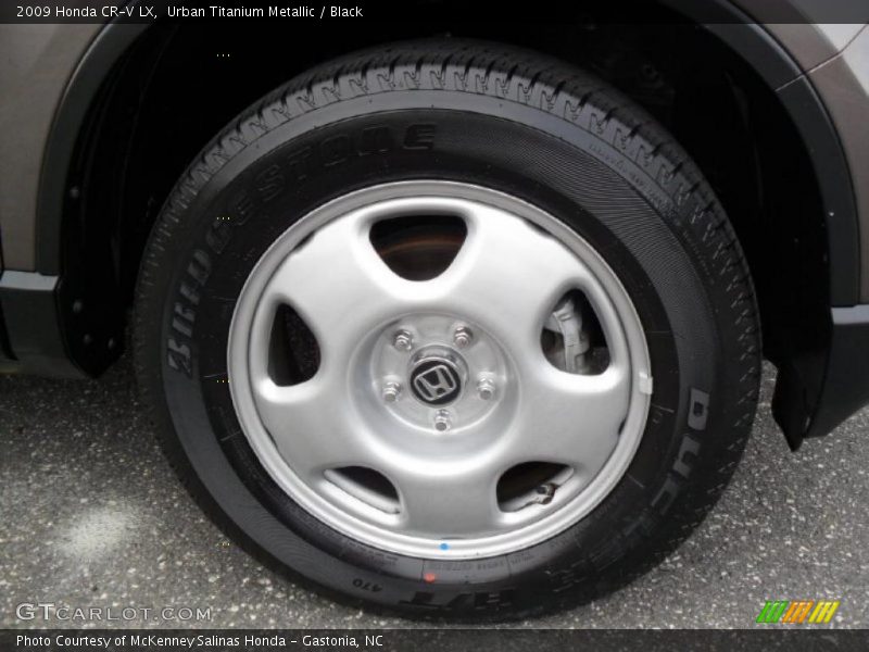 Urban Titanium Metallic / Black 2009 Honda CR-V LX