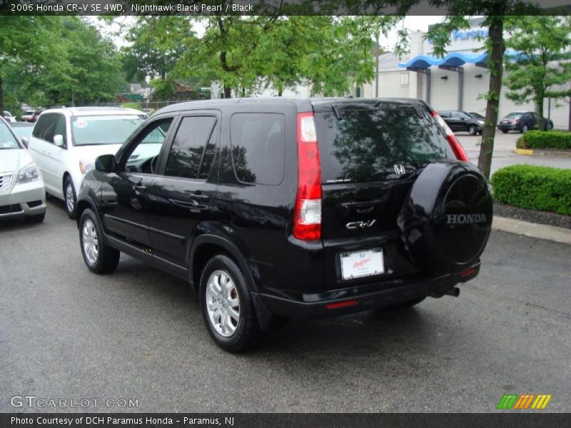 Nighthawk Black Pearl / Black 2006 Honda CR-V SE 4WD