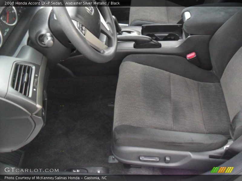 Alabaster Silver Metallic / Black 2008 Honda Accord LX-P Sedan