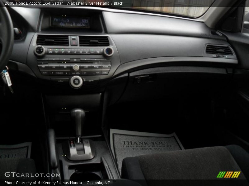 Alabaster Silver Metallic / Black 2008 Honda Accord LX-P Sedan