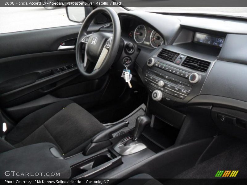 Alabaster Silver Metallic / Black 2008 Honda Accord LX-P Sedan