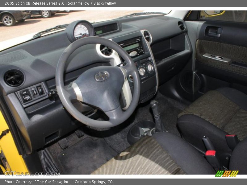  2005 xB Release Series 2.0 Black/Yellow Interior