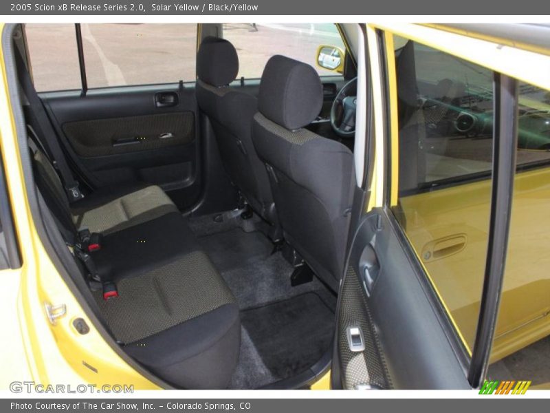  2005 xB Release Series 2.0 Black/Yellow Interior