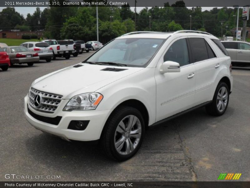 Diamond White Metallic / Cashmere 2011 Mercedes-Benz ML 350