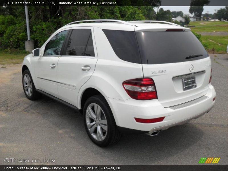 Diamond White Metallic / Cashmere 2011 Mercedes-Benz ML 350