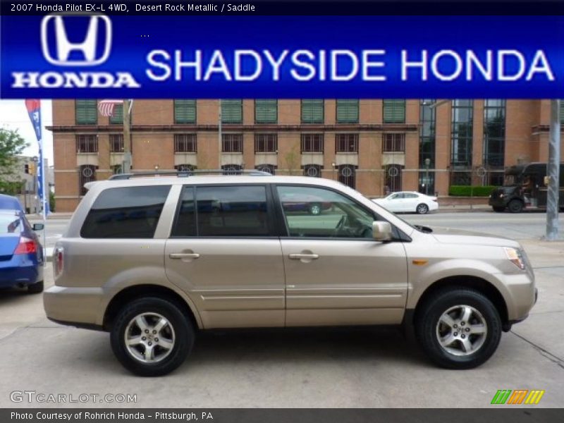 Desert Rock Metallic / Saddle 2007 Honda Pilot EX-L 4WD