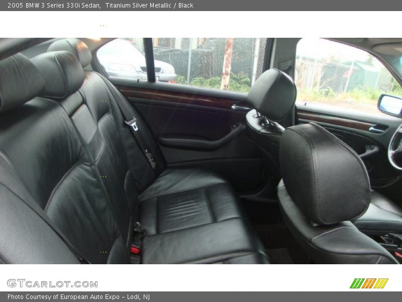 Titanium Silver Metallic / Black 2005 BMW 3 Series 330i Sedan
