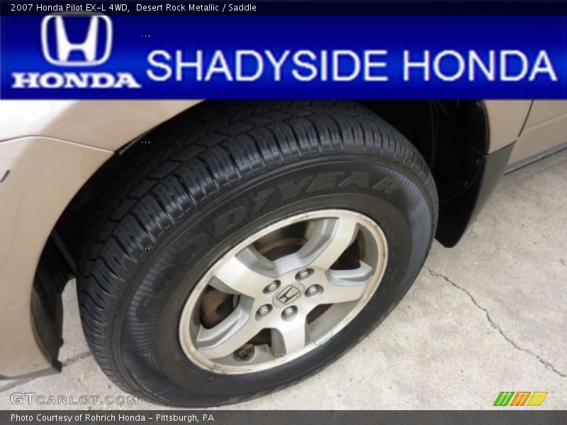 Desert Rock Metallic / Saddle 2007 Honda Pilot EX-L 4WD