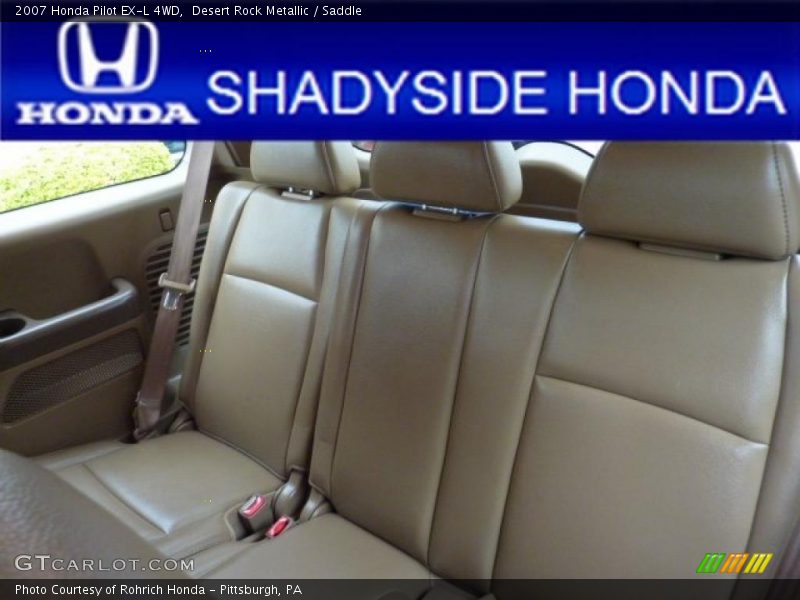 Desert Rock Metallic / Saddle 2007 Honda Pilot EX-L 4WD