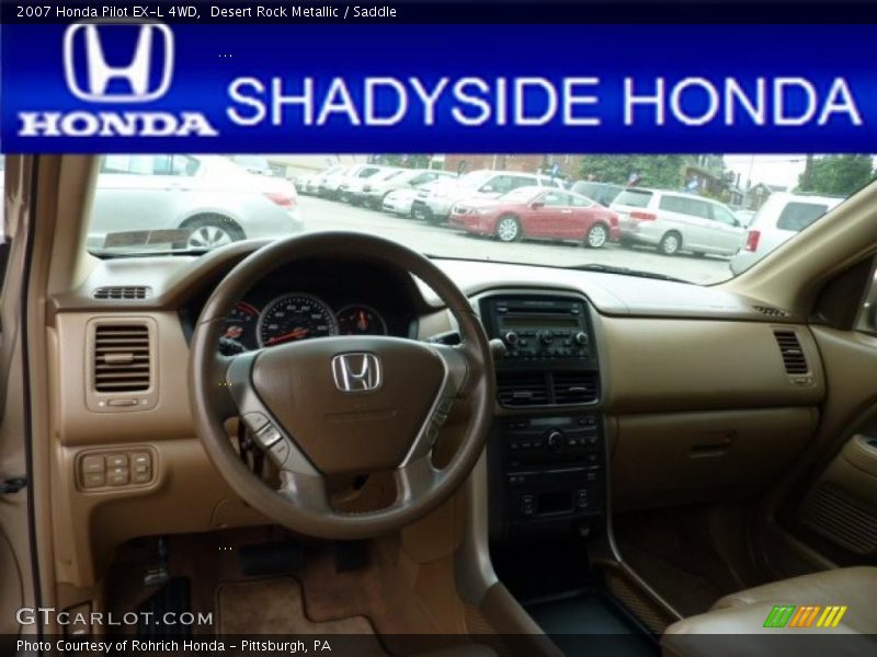 Desert Rock Metallic / Saddle 2007 Honda Pilot EX-L 4WD