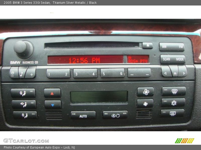 Titanium Silver Metallic / Black 2005 BMW 3 Series 330i Sedan
