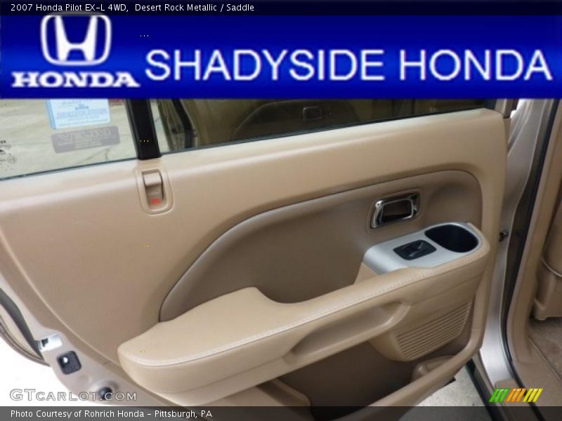 Desert Rock Metallic / Saddle 2007 Honda Pilot EX-L 4WD