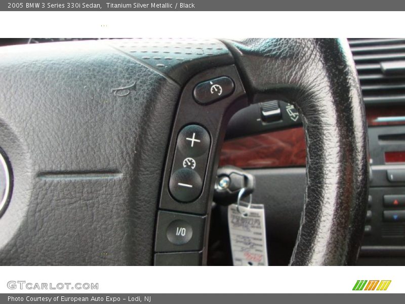 Titanium Silver Metallic / Black 2005 BMW 3 Series 330i Sedan