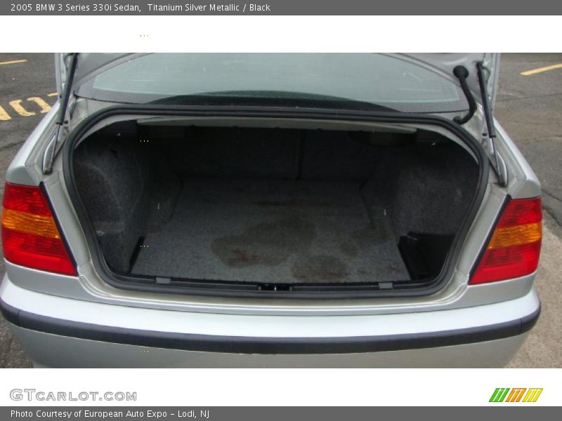 Titanium Silver Metallic / Black 2005 BMW 3 Series 330i Sedan